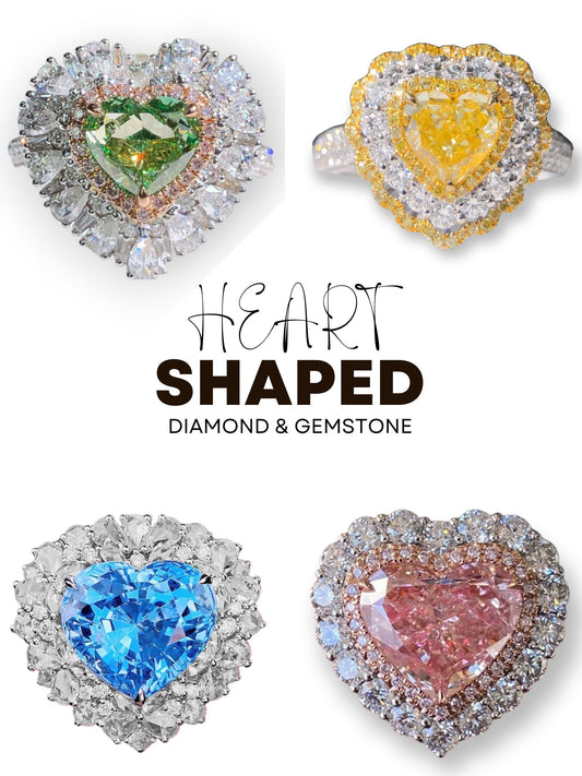 Heart Diamond Rings | Zupstyle
