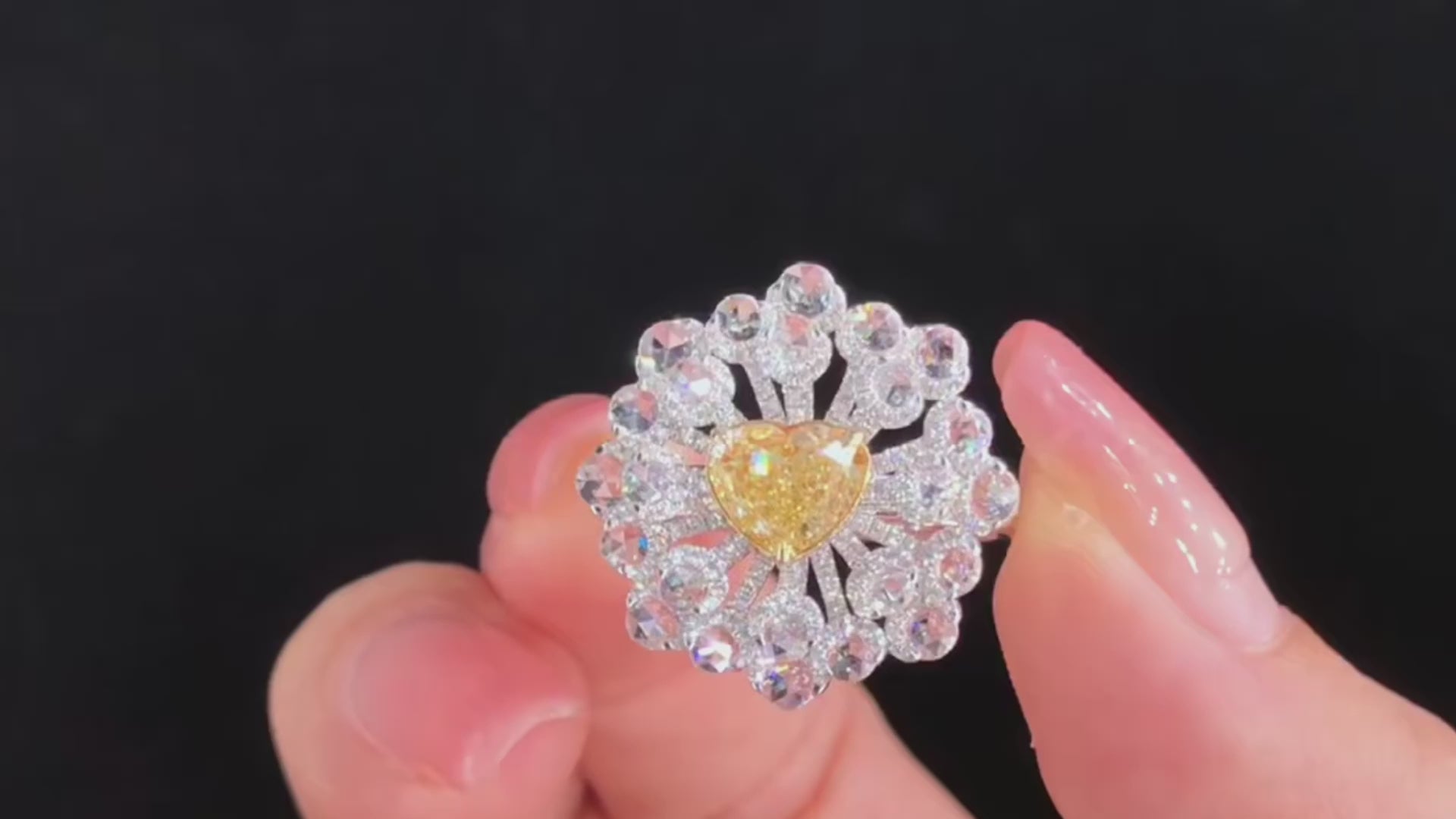 Load video: Yellow Diamond Ring