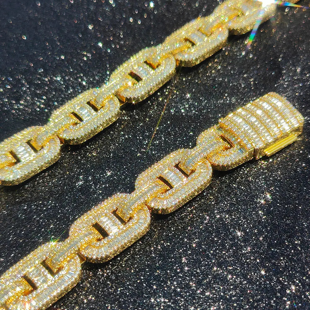 15mm Danity Chain Jewelry gold up