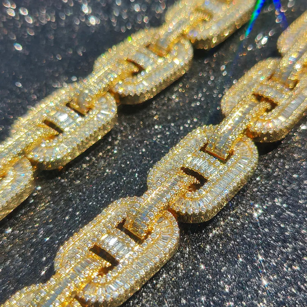 15mm Danity Chain Jewelry gold close up